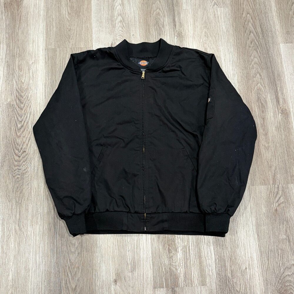 Vintage 2000s Dickies Bomber Jacket Workwear Auto Repair Embroidered Men's Sz XL